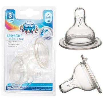 Соска CANPOL BABIES 21732 Прозрачная 2 шт.