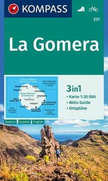 La Gomera mapa turystyczna Kompass HISZPANIA