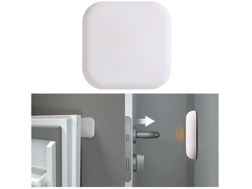 РУЧКА ДВЕРНАЯ ОТМЫЧКА САМОКЛЕЯЩАЯСЯ НА СТЕНУ БЕЛАЯ 4,5см 1шт.
