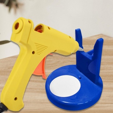 Держатель для горячего клея Подставка для машины для горячего клея Держатель для клея-расплава Настольный синий