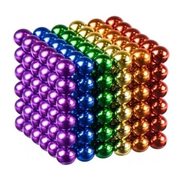 МАГНИТНЫЕ ШАРИКИ NeoCube RAINBOW 5ММ 216шт МАГНИТНЫЕ БЛОКИ ДЛЯ ДЕТЕЙ