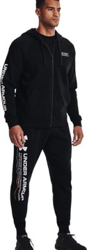 SPODNIE MĘSKIE UNDER ARMOUR RIVAL FLEECE CZARNE r 2XL