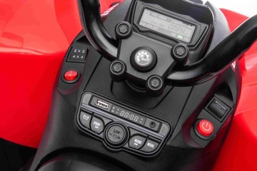 Большой аккумулятор Quad Maverick CAN-AM ATV 4x200W 24V7Ah Красный