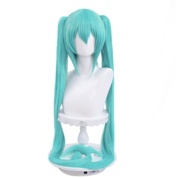 Cosplay Hatsune Miku Halloween Kostium Peruka Niebieski