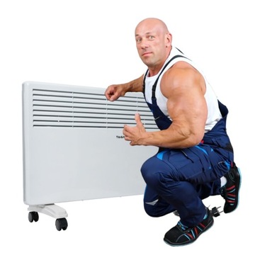 GRZEJNIK ELEKTRYCZNY KONWEKTOROWY ALUMINIOWY 2000W