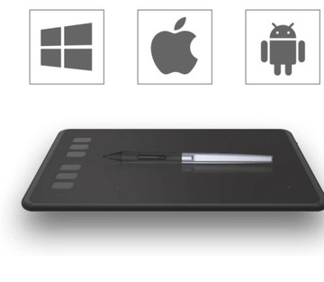 Графический планшет Huion H640P + цифровые перья PW100, 5080 lpi, 160 x 99 мм PL