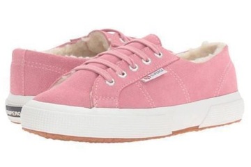 SUPERGA 2750- tenisówki dziewczęce z kożuszkiem 23