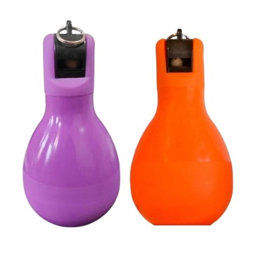 Training Whistle Portable Sports Hand Whistles for Referee Orange Violet