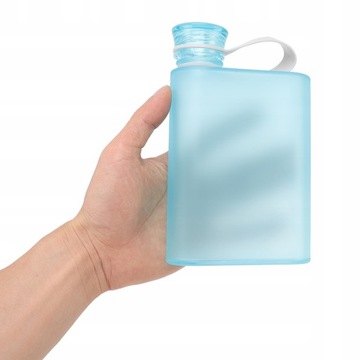 Płaska butelka na wodę Plastikowa szczelna