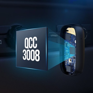 ПРИЕМНИК UGREEN ПЕРЕДАТЧИК BLUETOOTH 5.0 AUX MINI JACK 3,5 мм APTX