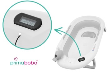 Primabobo OLA СКЛАДНАЯ БИТВА С ПОДСТАВКОЙ, ванна, термометр, подушка