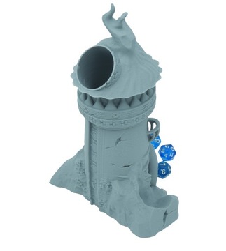 Каменная башня для игры в кости - Dice Tower Светло-серый