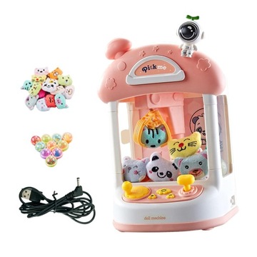 Claw Machine Arcade Claw Gra Różowe 20 lalek