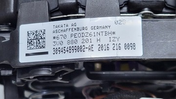 AIR NÁDRŽ ULOŽENÍ VZDUCHOVÁ SKODA SUPERB III 3V 3V0880201H NOVÁ !!!