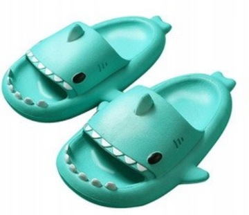 ŚMIESZNE KLAPKI ANTYPOŚLIZGOWE REKIN SHARK KAPCIE