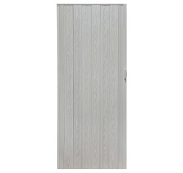 DRZWI HARMONIJKOWE WEWNĘTRZNE SKŁADANE/ŁAMANE SZARY DĄB 80CM