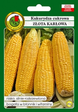 PNOS Kukurydza Cukrowa niska Złota Karłowa 20g