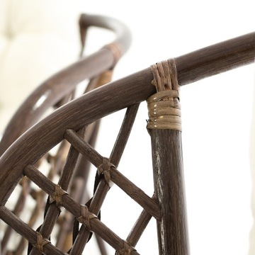 КОМПЛЕКТ РОТАНГОВОЙ МЕБЕЛИ САДОВАЯ МЕБЕЛЬ ИЗ РОТАНГА КОРИЧНЕВЫЕ ПОДУШКИ BAHAMA II