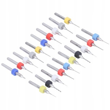 20 SZT. ZESTAW MIKROWIERTEŁ 0.1MM-1MM