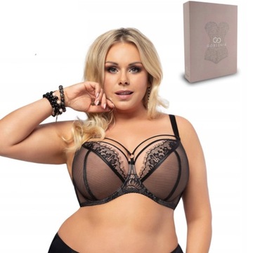 Biustonosz GORSENIA K496 PARADISE czarny 90E