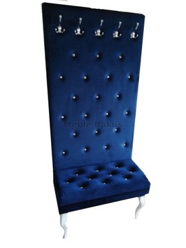 Stylowy Panel tapicerowany Ławeczka z pojemnikiem