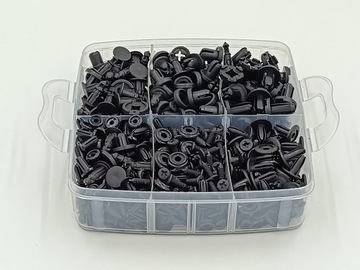 ЗАЖИМЫ, ШПИЛЬКИ, АВТОМОБИЛЬНЫЕ ЗАЖИМЫ, СЪЕМНИКИ АВТООБИВКИ, 805 ШТ.