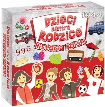 Historia Polski PLANSZÓWKA Rodzinna Gra LOGICZNE MYŚLENIE Fajna Zabawna