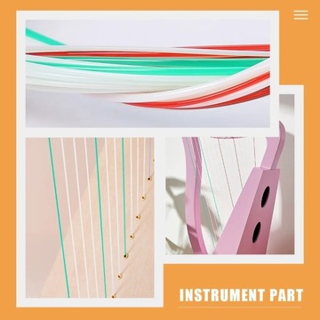 Струны для арфы, принадлежности для лиры для классической гитары