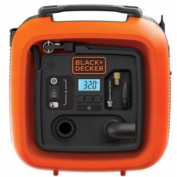 Компрессор 12 В + 3 насадки ASI400 Black Decker