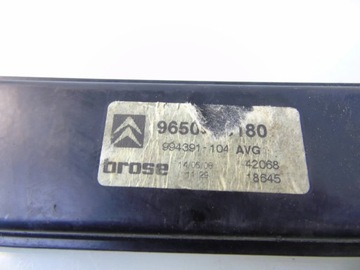 ZVEDÁK OKNO LEVÝ PŘEDNÍ CITROEN C6 9650386180