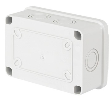ГЕРМЕТИЧНАЯ ПОВЕРХНОСТНАЯ КОРОБКА ABS IP65 120X80X55 КОРОБКА