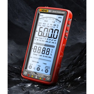 PROFESJONALNY ELEKTRONICZNY MIERNIK PRĄDU MULTIMETR CYFROWY LCD