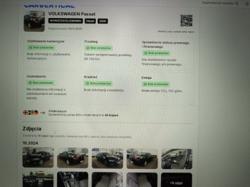 Volkswagen Passat B8 Limousine Facelifting 2.0 TDI SCR 150KM 2020 Volkswagen Passat B8 2.0 TDI DSG 88 tyś km Salon lakier otyginał rok 2020, zdjęcie 20