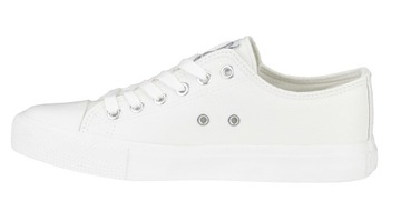 TRAMPKI damskie buty BIG STAR ekoskóra białe sneakersy V274869 r. 39