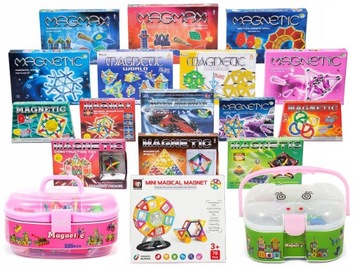 МАГНИТНЫЕ КОНСТРУКЦИОННЫЕ БЛОКИ 84 шт.