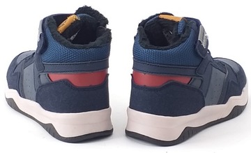 БОТИНКИ AMERICAN CLUB ANKLES TRAPERS НА ЛИПУЧКЕ ЗИМНИЕ ДЕТСКИЕ ТЕПЛЫЕ 27