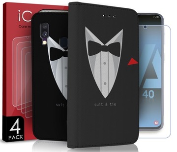 BIGBOX ETUI + SZKŁO DO SAMSUNG GALAXY A40 WZORY