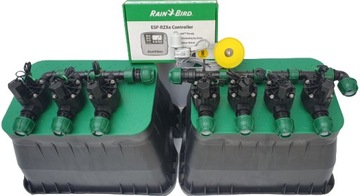 Zestaw automatycznego nawadniania Rain Bird 7 sekcji | Czujnik deszczu