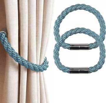 UPIĘCIE FIRAN ZASŁON KLAMRA MAGNETYCZNA GRUBA SPINKA DEKORACJA OZDOBNA