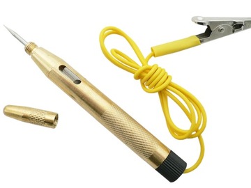 SAMOCHODOWY METALOWY PRÓBNIK TESTER NAPIĘCIA 6V / 12V / 24V