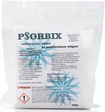 POCHŁANIACZ WILGOCI WKŁAD DO POCHŁANIACZA 500g