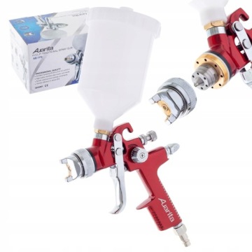 Lakovací pistole Red Auarita Hvlp 1.7 mm AB-17 Nádržka 600 ml
