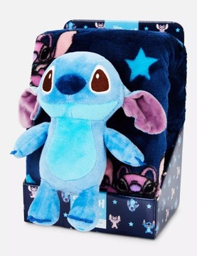 Disney Koc Kocyk pluszowy świecąca Maskotka Stich Stitch 120x100cm PRIMARK