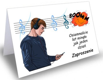 ZAPROSZENIA na 18 urodziny osiemnastke DOWÓD osobi