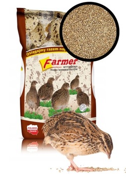 Pasza dla przepiórek niosek 25kg Farmer