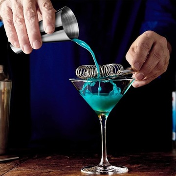 МЕРНАЯ МЕТАЛЛИЧЕСКАЯ ДВУХСТОРОННЯЯ МЕРКА ДЛЯ АЛКОГОЛЬНЫХ НАПИТКОВ 25/50МЛ