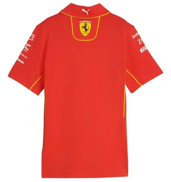 Koszulka polo damska Scuderia Ferrari F1 Team 2024 r.S