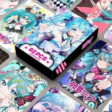 LOMO KARTY naklejka 92 sztuk/zestaw Hatsune Miku Anime Kreskówka B467-37