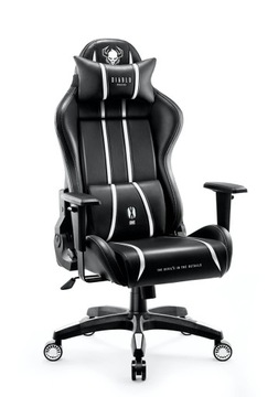 Fotel gamingowy krzesło dla gracza Diablo X-One Normal Size Czarno-biały