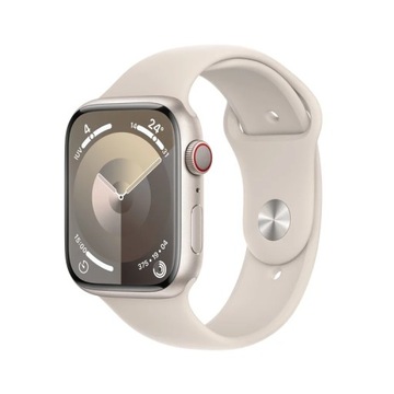 Apple Watch Series 9 45 mm Cyfrowy 396 x 484 px Ekran dotykowy 4G Beżowy Wi